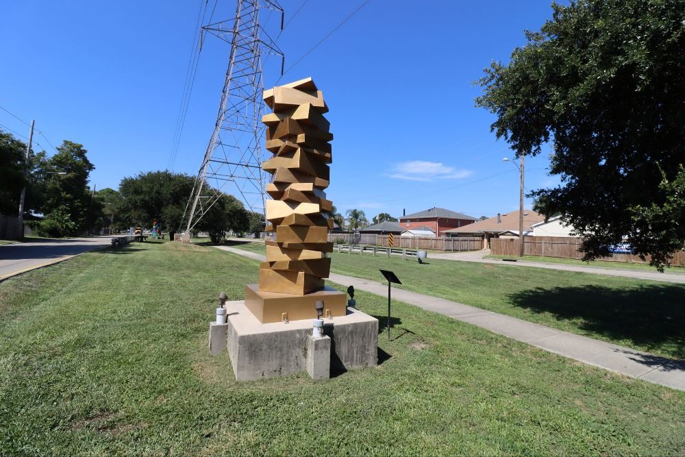 Consolations-Lessons Learned sculpture on Power Blvd. 