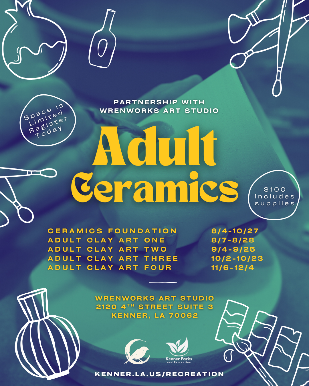 a person is using a brush to paint a white cup