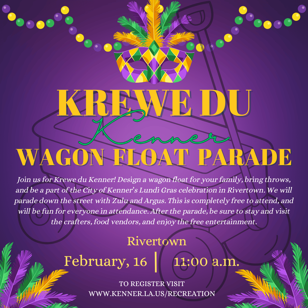 Krewe du Kenner Wagon Float Parade Registration 